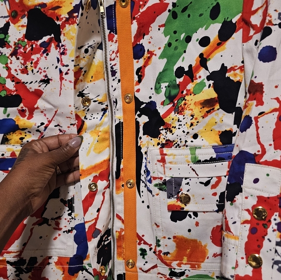 Artistic Multicolor Blazer - Picture 3 of 6